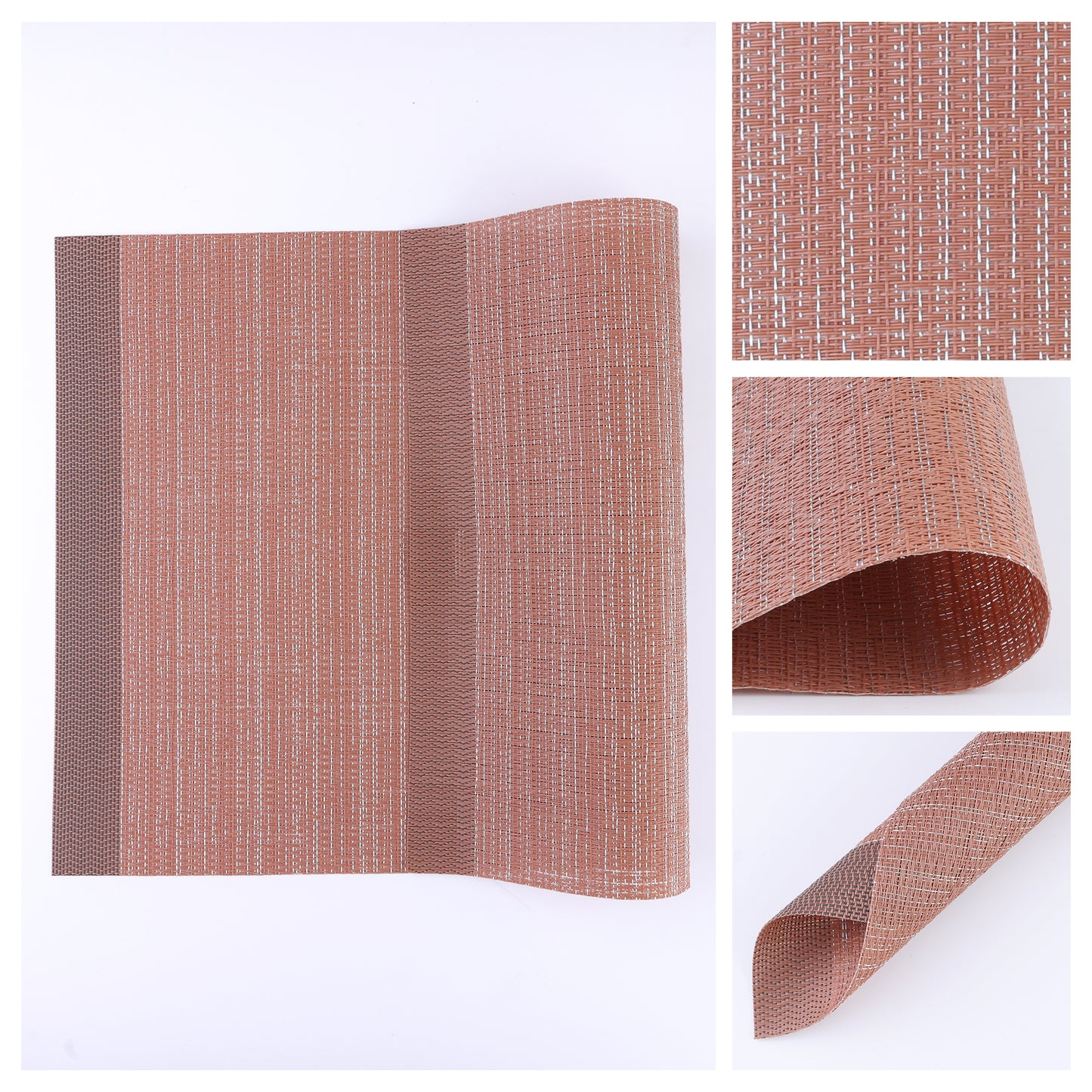 Placemats Set of 8 for Kitchen Dining Table Decor Washable Wipeable 18*12in