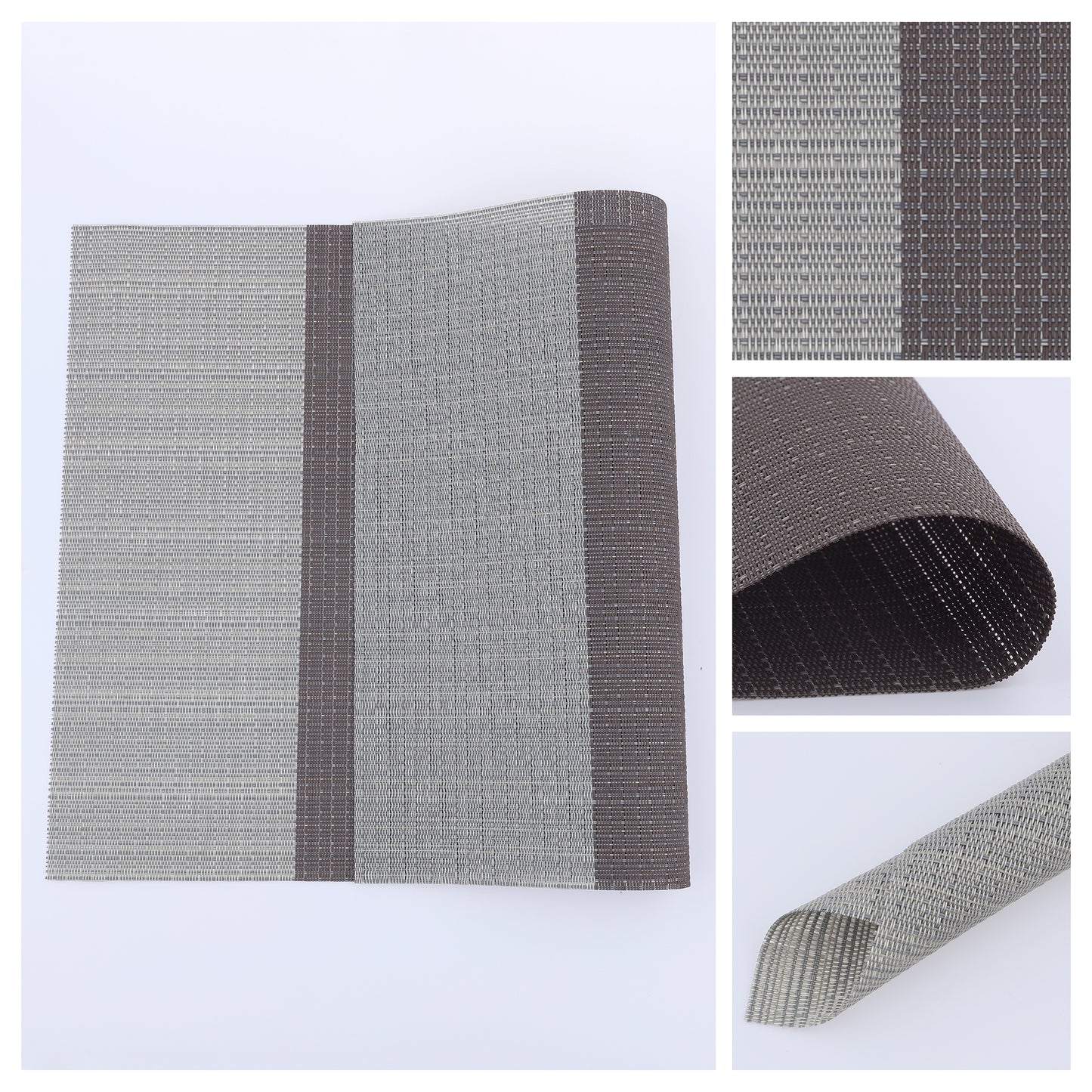 Placemats Set of 6 Easy Clean for Kitchen Dining Table Decor Heat Resistant 18*12in