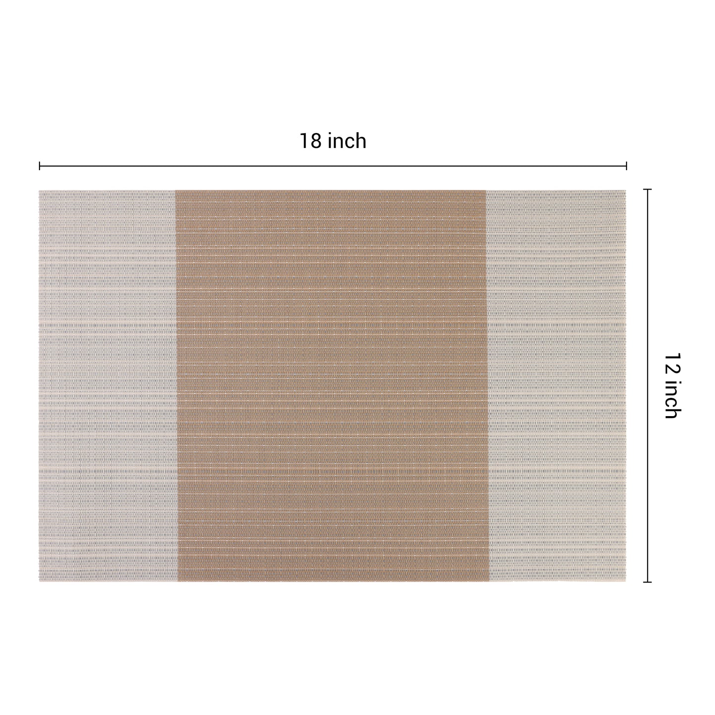 Placemats Set of 6 Easy Clean for Kitchen Dining Table Decor Heat Resistant 18*12in