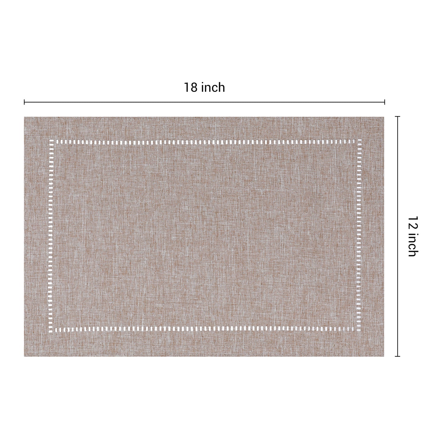 Rustic Placemats Set of 6 Polyesterl Placemats for Dining Table Mat 18*12in