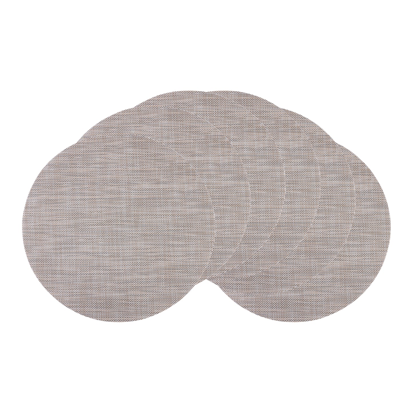 Placemats Set of 6 Round PVC for Kitchen Dining Table Decor Washable 14*14in