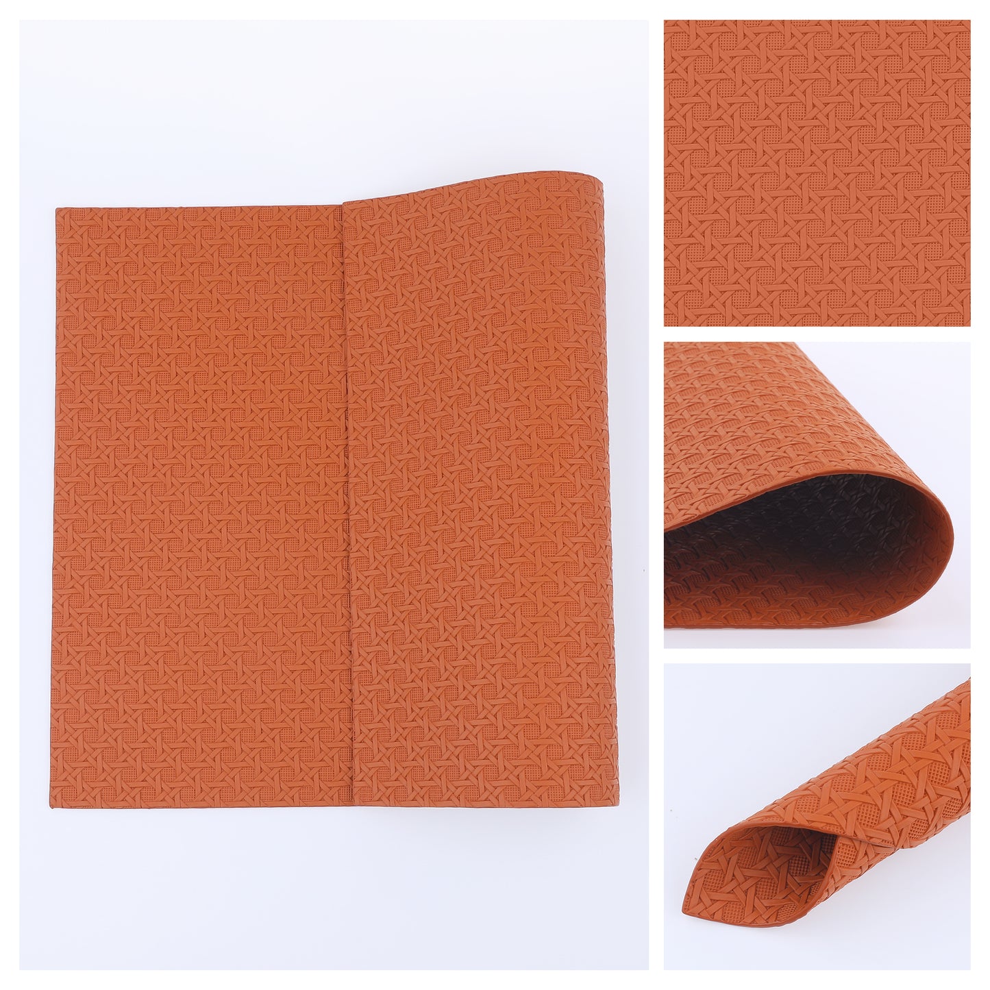 Placemats Set of 6 Woven for Dining Table Decor Indoor Outdoor Washable 17*12in