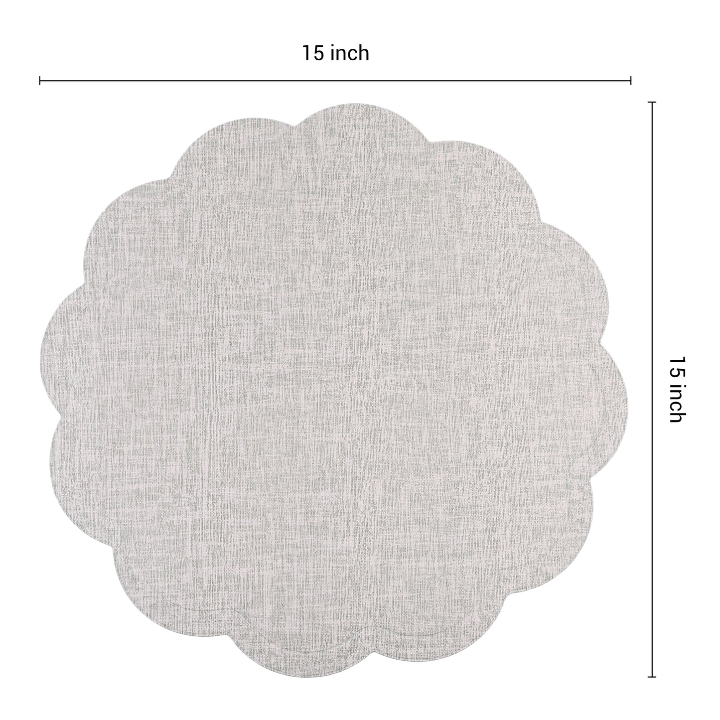 Placemats Set of 6 Flower for Kitchen Dining Table Decor Heat Resistant 15*15in