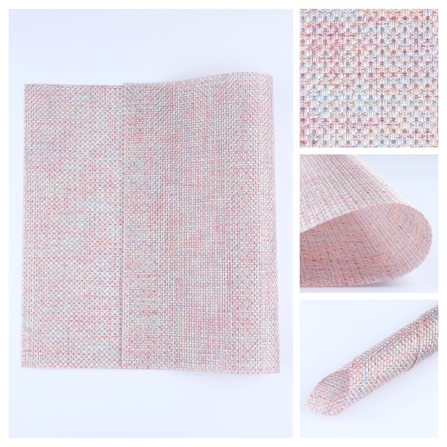 Placemats Set of 6 PVC for Dining Table Decor Indoor Outdoor Washable 18*12in
