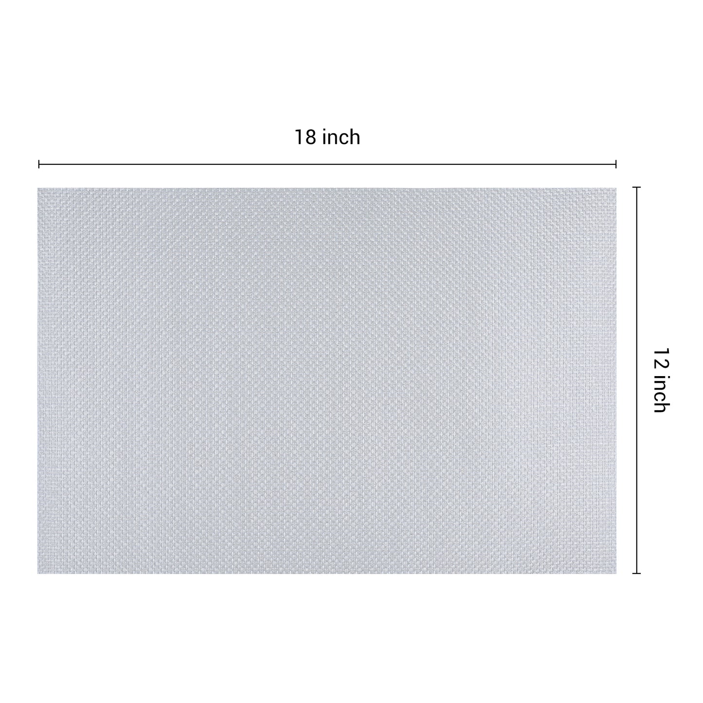 Placemats Set of 6 PVC for Dining Table Decor Indoor Outdoor Washable 18*12in