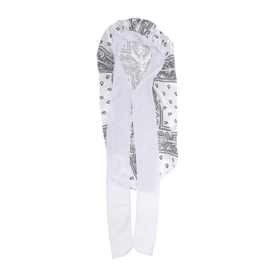 1 Pc Women Ribbon Shower Cap for Business Travel White