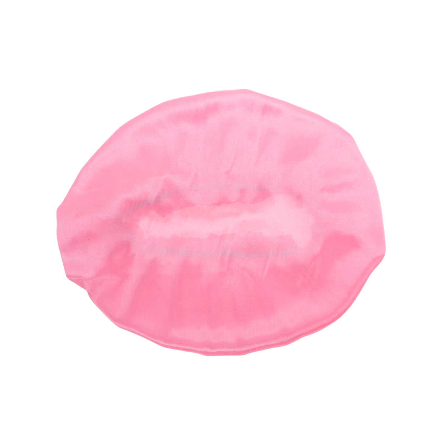 2 Pcs Women Durable Stretcht Shower Cap for Hotel Travel Pink