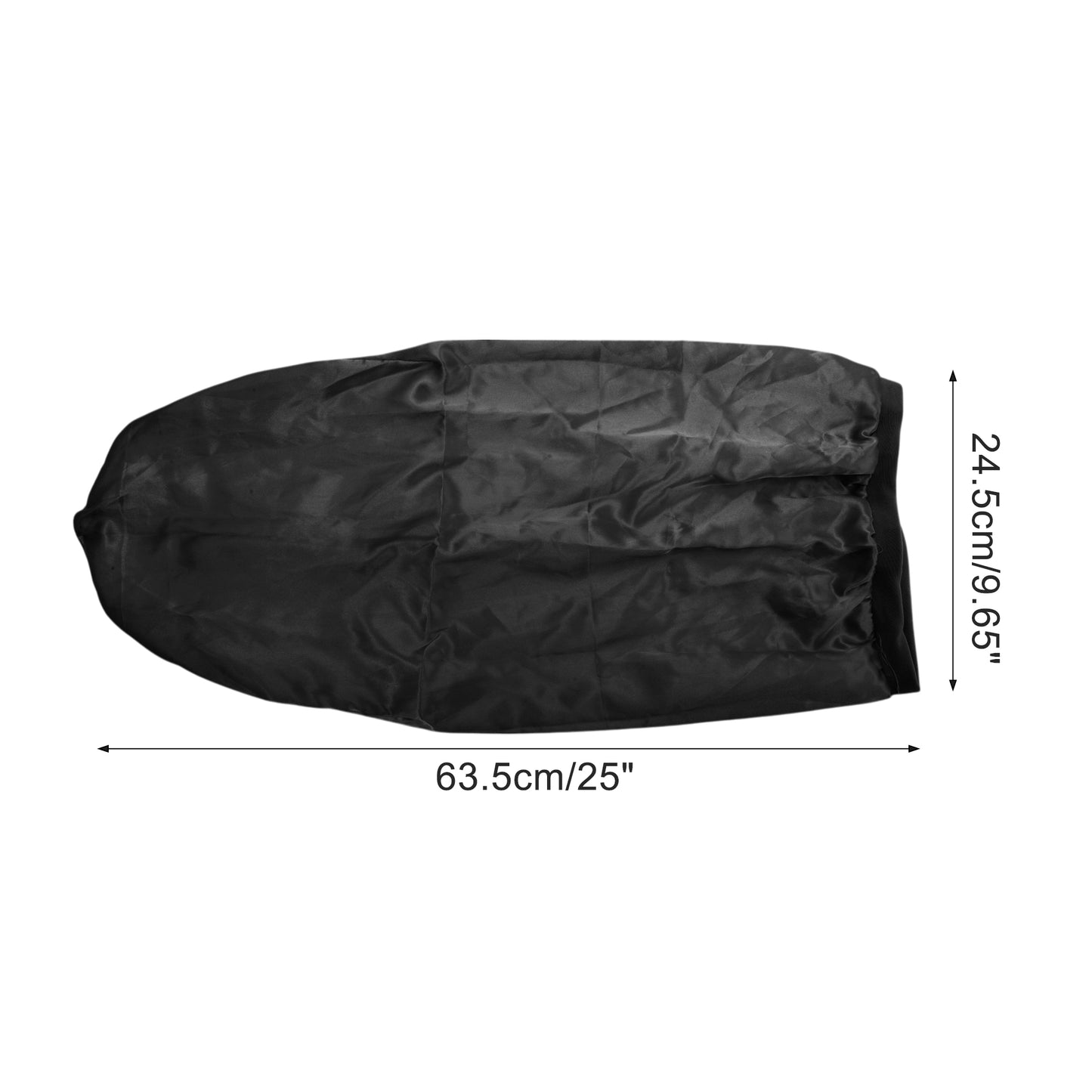 1 Pc Women Adjustable Double Layer Shower Cap for Business Travel Black