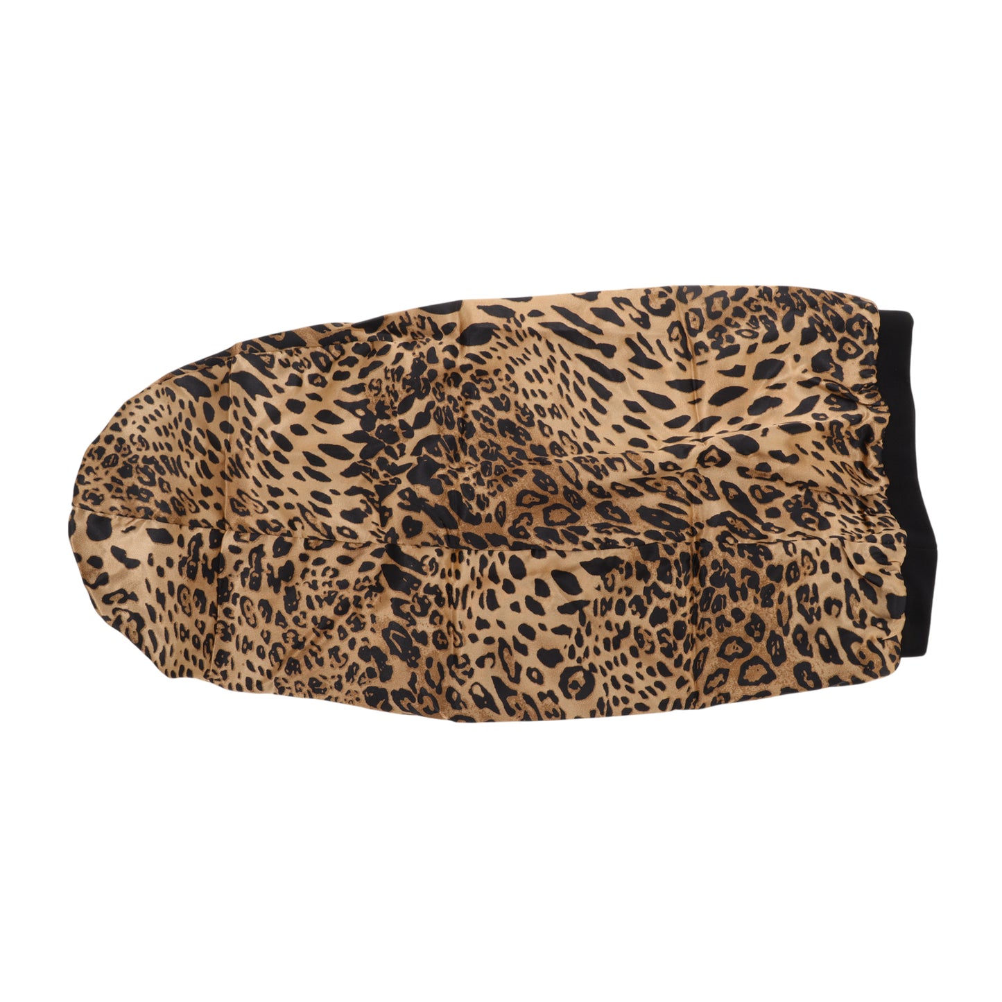 1 Pc Women Adjustable Double Layer Shower Cap for Business Travel Black Leopard
