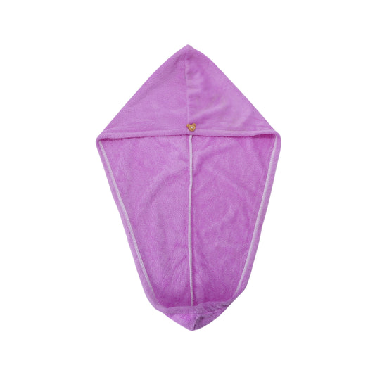 1 Pc Women Single Layer Head Towel Hair Towel Cap for Travel Purple