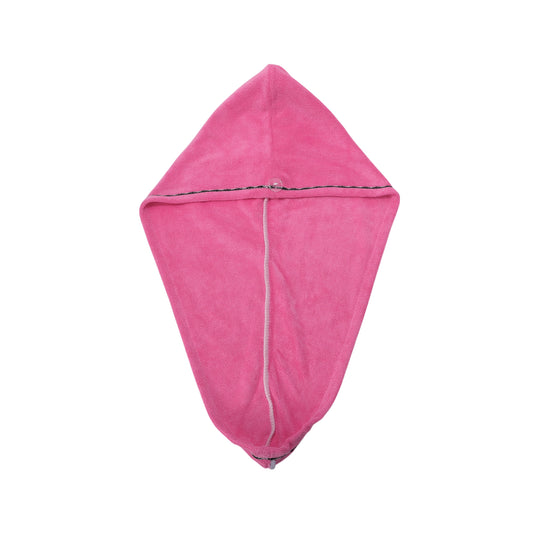 1 Pc Women Single Thick Layer Head Towel Cap Hair Drying Towel Cap Pink