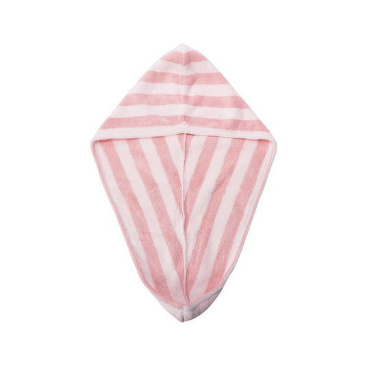1 Pc Women Single Thick Layer Head Towel Cap Hair Drying Towel for Travel Pink