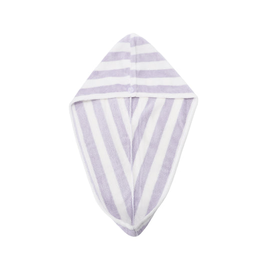 1 Pc Women Single Thick Layer Head Towel Cap Hair Drying Towel for Travel Purple