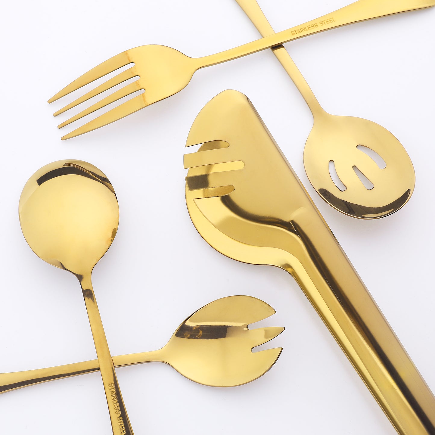 10 Pieces Silverware Set, Stainless Steel Flatware Cutlery Set with Spoons and Forks Set
