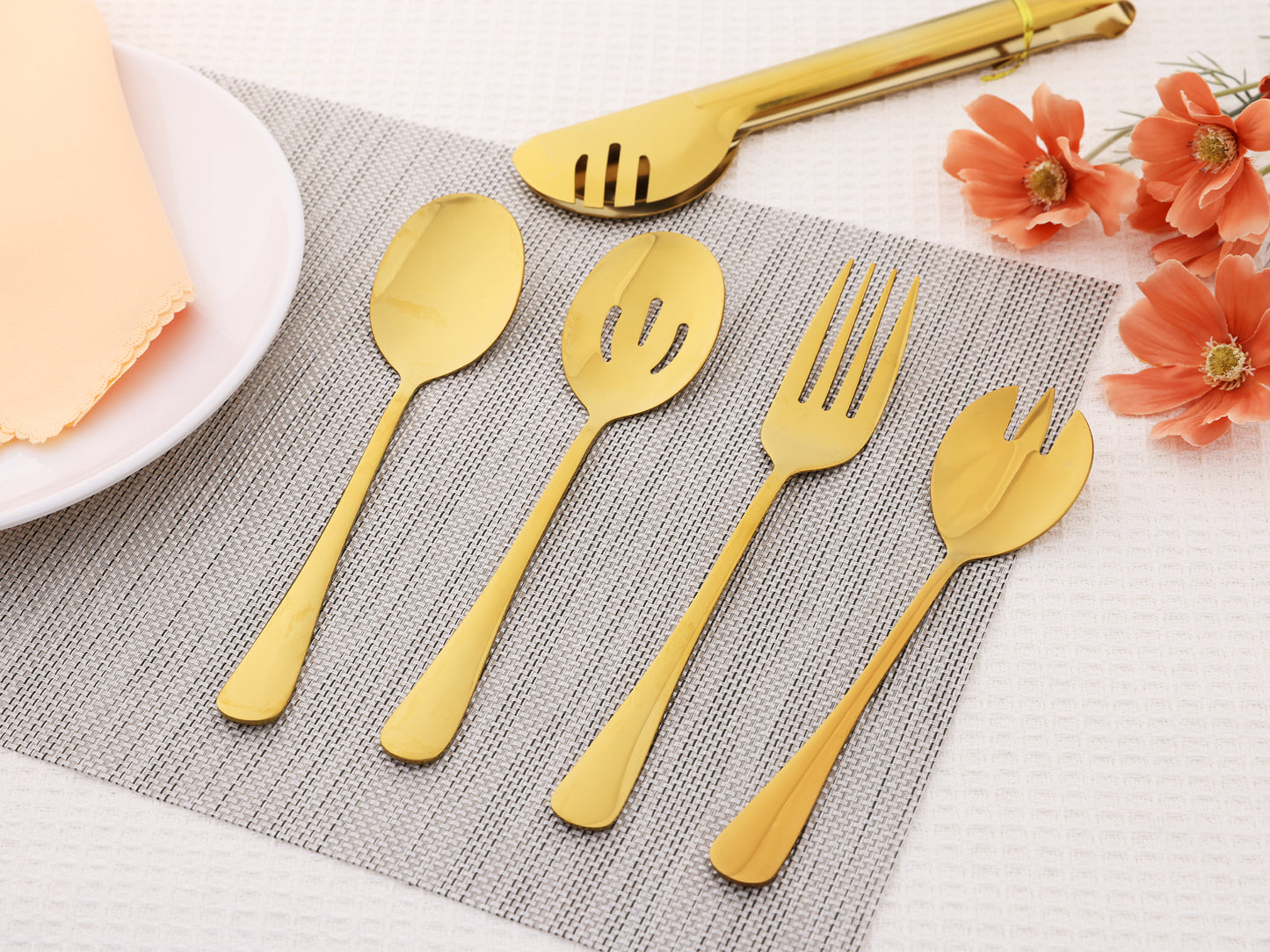 10 Pieces Silverware Set, Stainless Steel Flatware Cutlery Set with Spoons and Forks Set