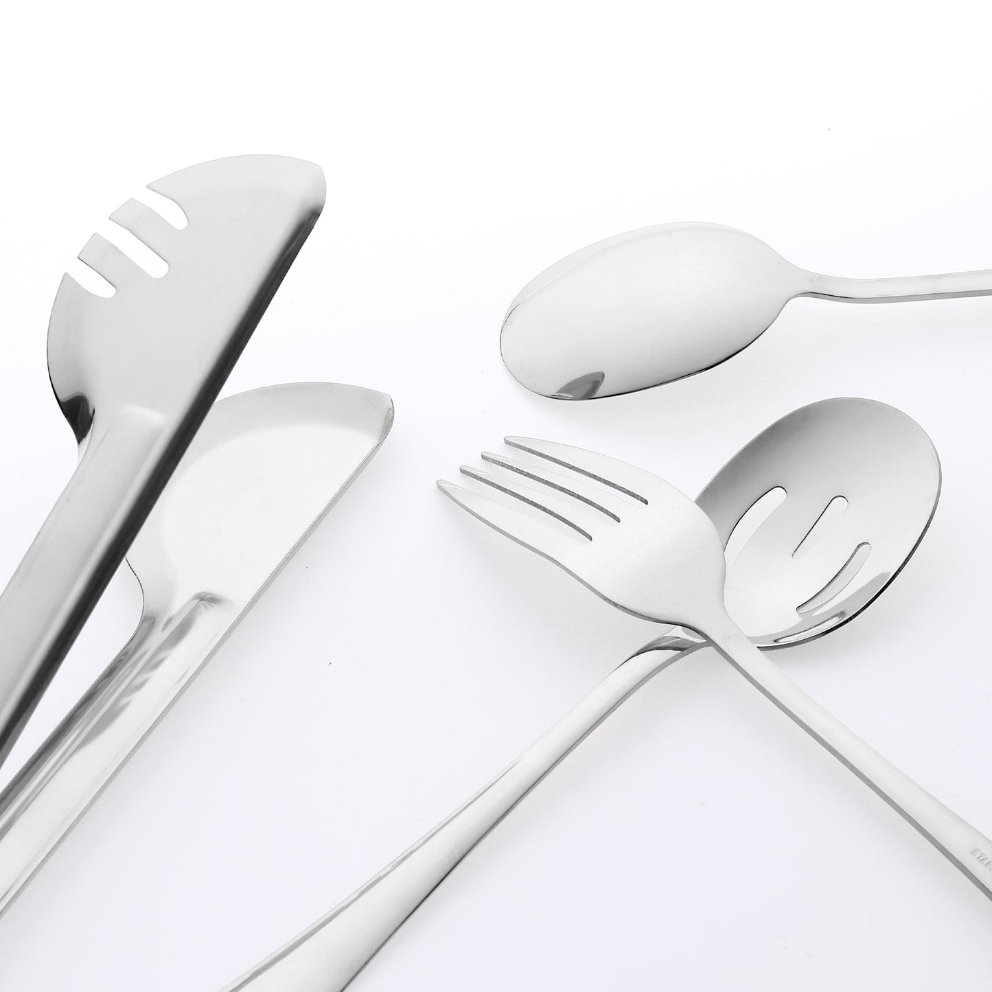 8 Pieces Silverware Set, Stainless Steel Flatware with Spoons and Fork Set