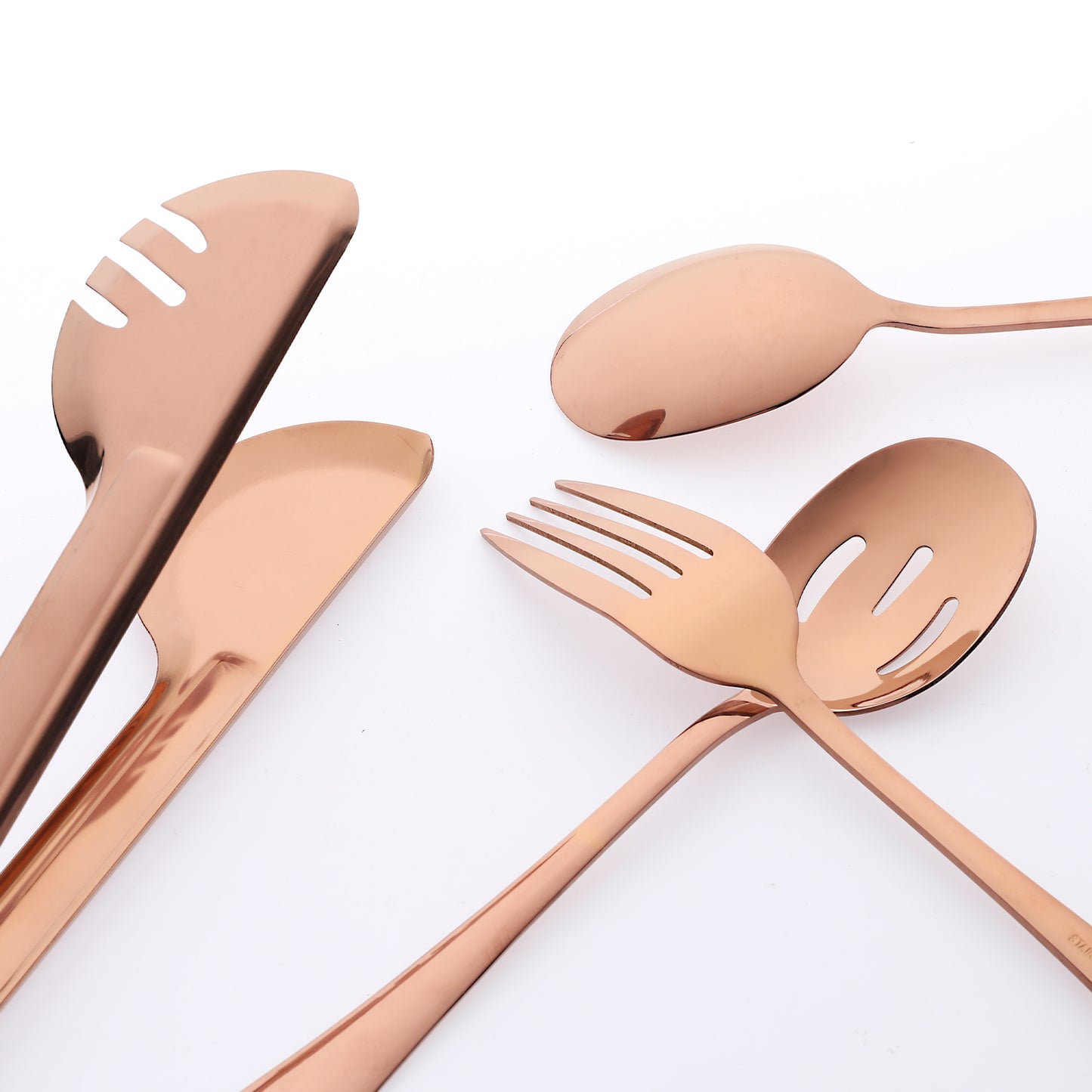 8 Pieces Silverware Set, Stainless Steel Flatware with Spoons and Fork Set