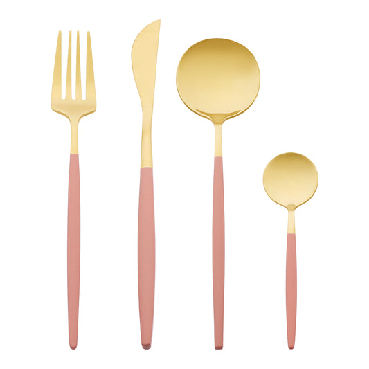 4 Pieces Silverware Set, Stainless Steel Flatware, Mirror Polished Cutlery Set