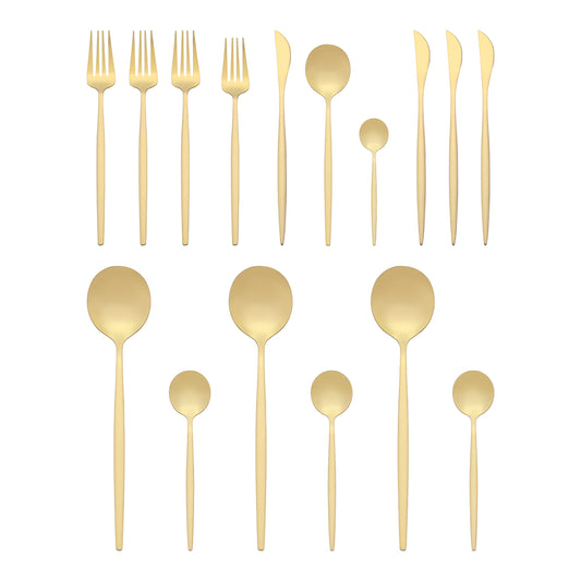 16 Pieces Silverware Set, Stainless Steel Flatware, Mirror Polished Cutlery Set