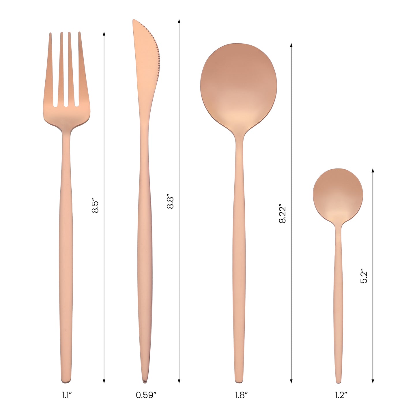 16 Pieces Silverware Set, Stainless Steel Flatware, Mirror Polished Cutlery Set