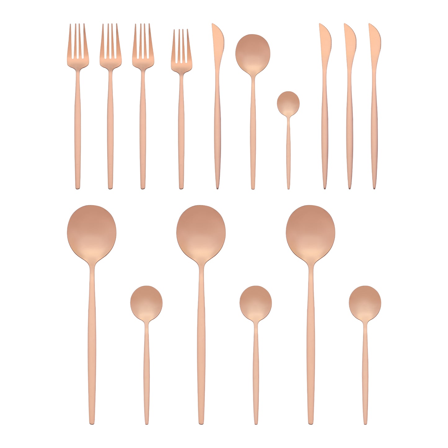 16 Pieces Silverware Set, Stainless Steel Flatware, Mirror Polished Cutlery Set