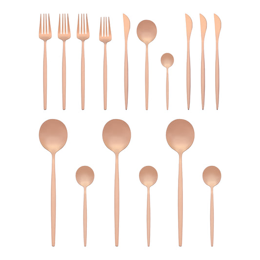 16 Pieces Silverware Set, Stainless Steel Flatware, Mirror Polished Cutlery Set