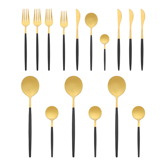 16 Pieces Silverware Set, Stainless Steel Flatware Set, Mirror Polished Cutlery Set