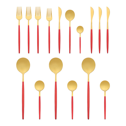 16 Pieces Silverware Set, Stainless Steel Flatware Set, Mirror Polished Cutlery Set