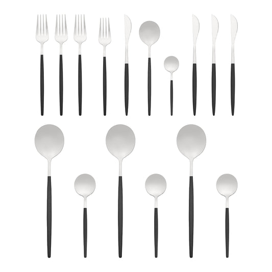 16 Pieces Silverware Set, Stainless Steel Flatware Set, Mirror Polished Cutlery Set