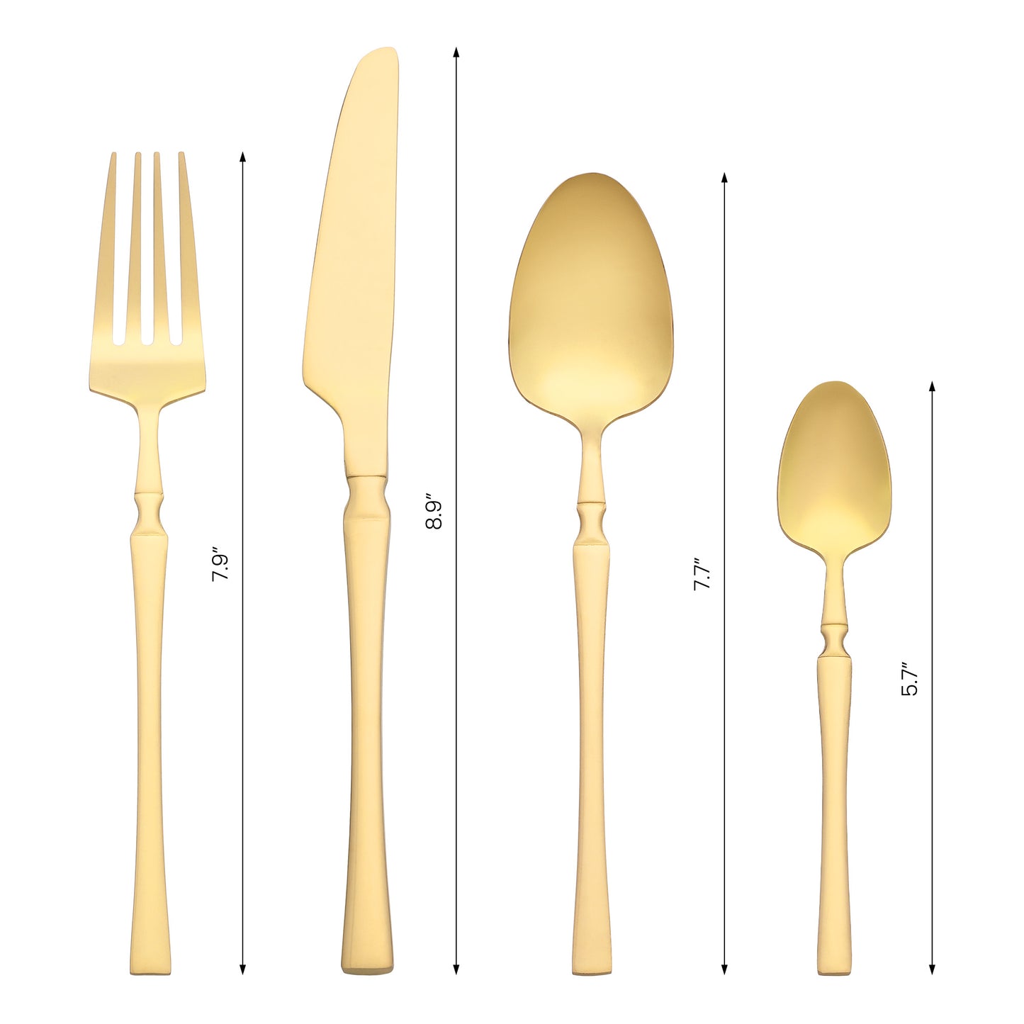 20 Pieces Silverware Set, Stainless Steel Flatware, Mirror Polished Cutlery Set