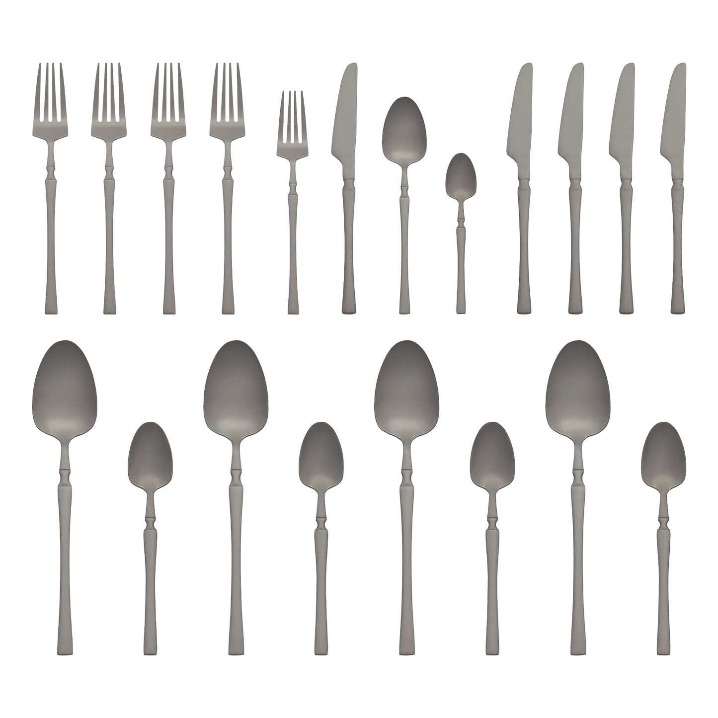 20 Pieces Silverware Set, Stainless Steel Flatware, Mirror Polished Cutlery Set