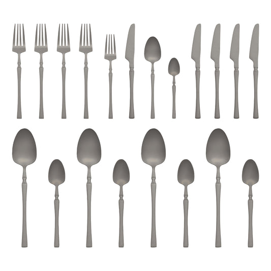 20 Pieces Silverware Set, Stainless Steel Flatware, Mirror Polished Cutlery Set