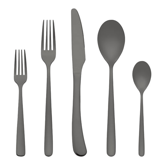 5 Pieces Silverware Set, Stainless Steel Flatware, Mirror Polished Cutlery Set
