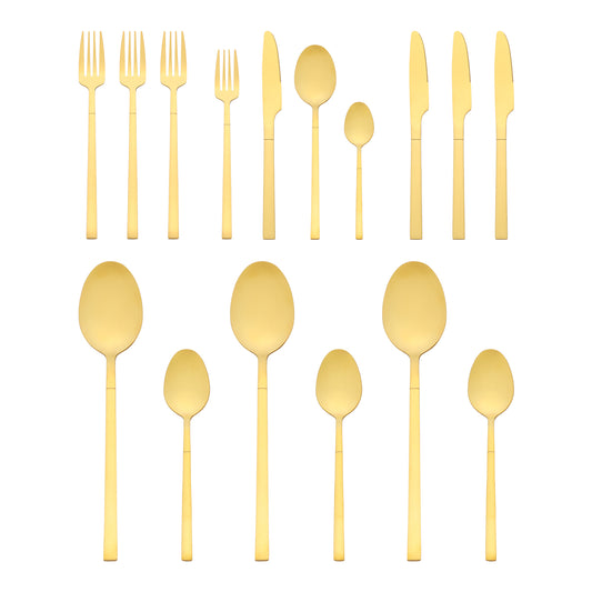 16 Pieces Silverware Set, Stainless Steel Flatware, Mirror Polished Cutlery Set
