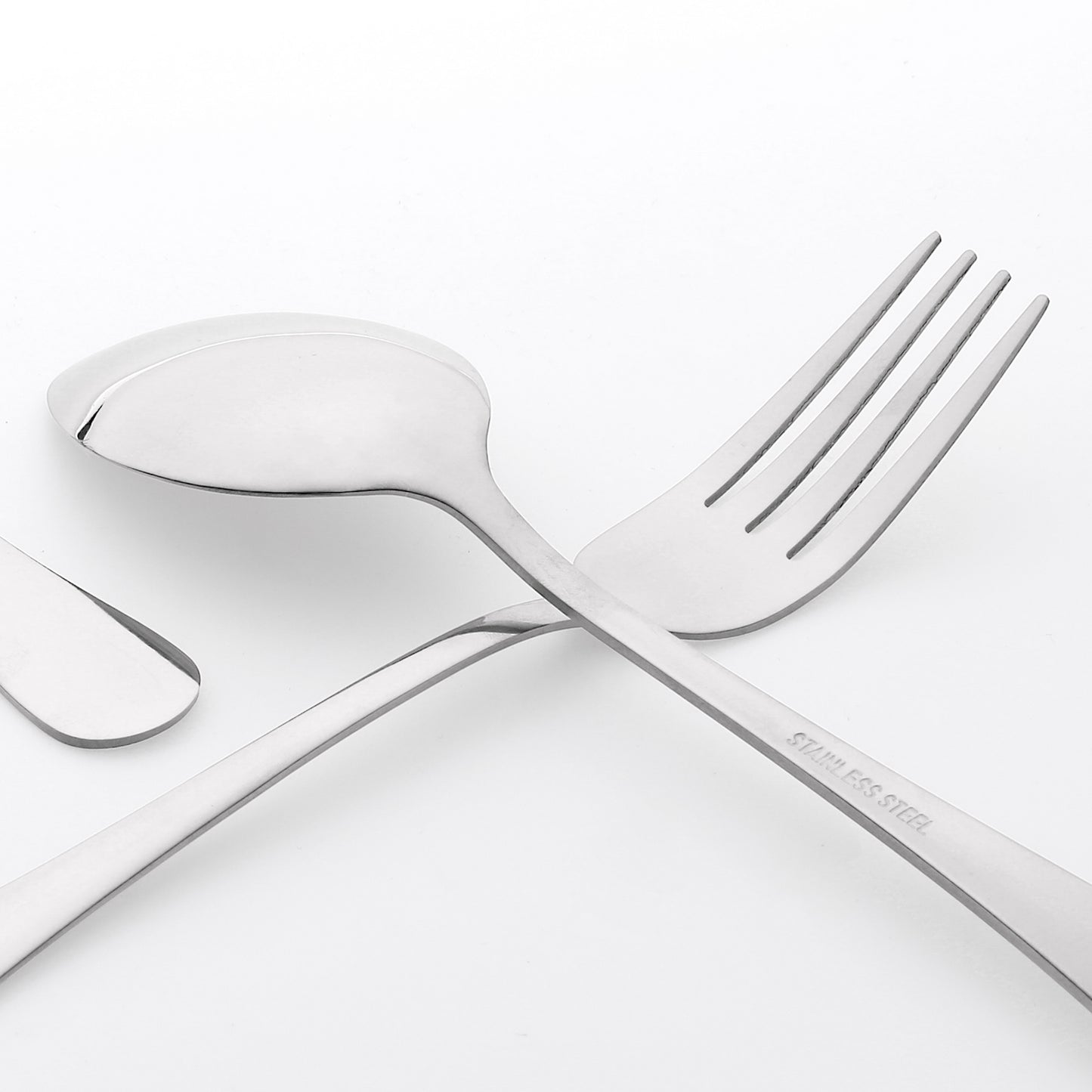 12 Pieces Silverware Set, Stainless Steel Flatware with Spoons and Forks Sets