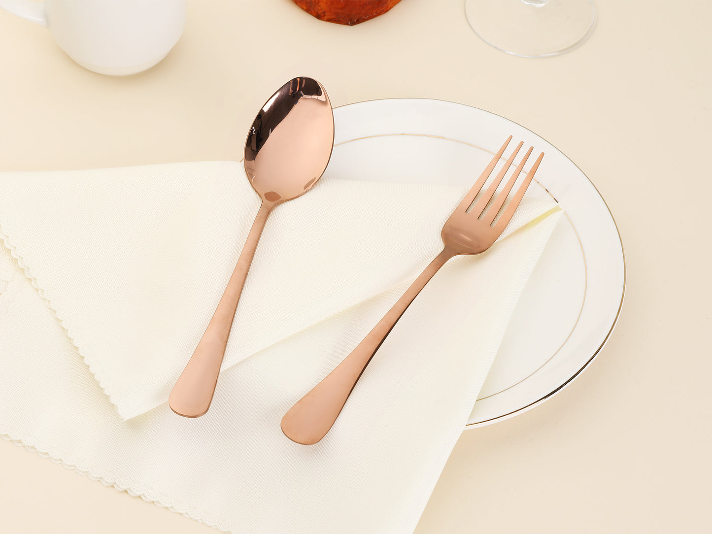 12 Pieces Silverware Set, Stainless Steel Flatware with Spoons and Forks Sets