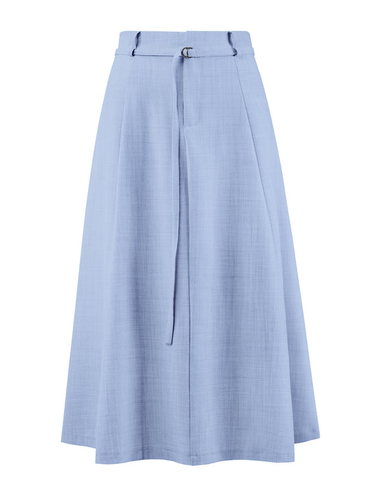 Women's A-Line Elastic High Waist Maxi Skirt
