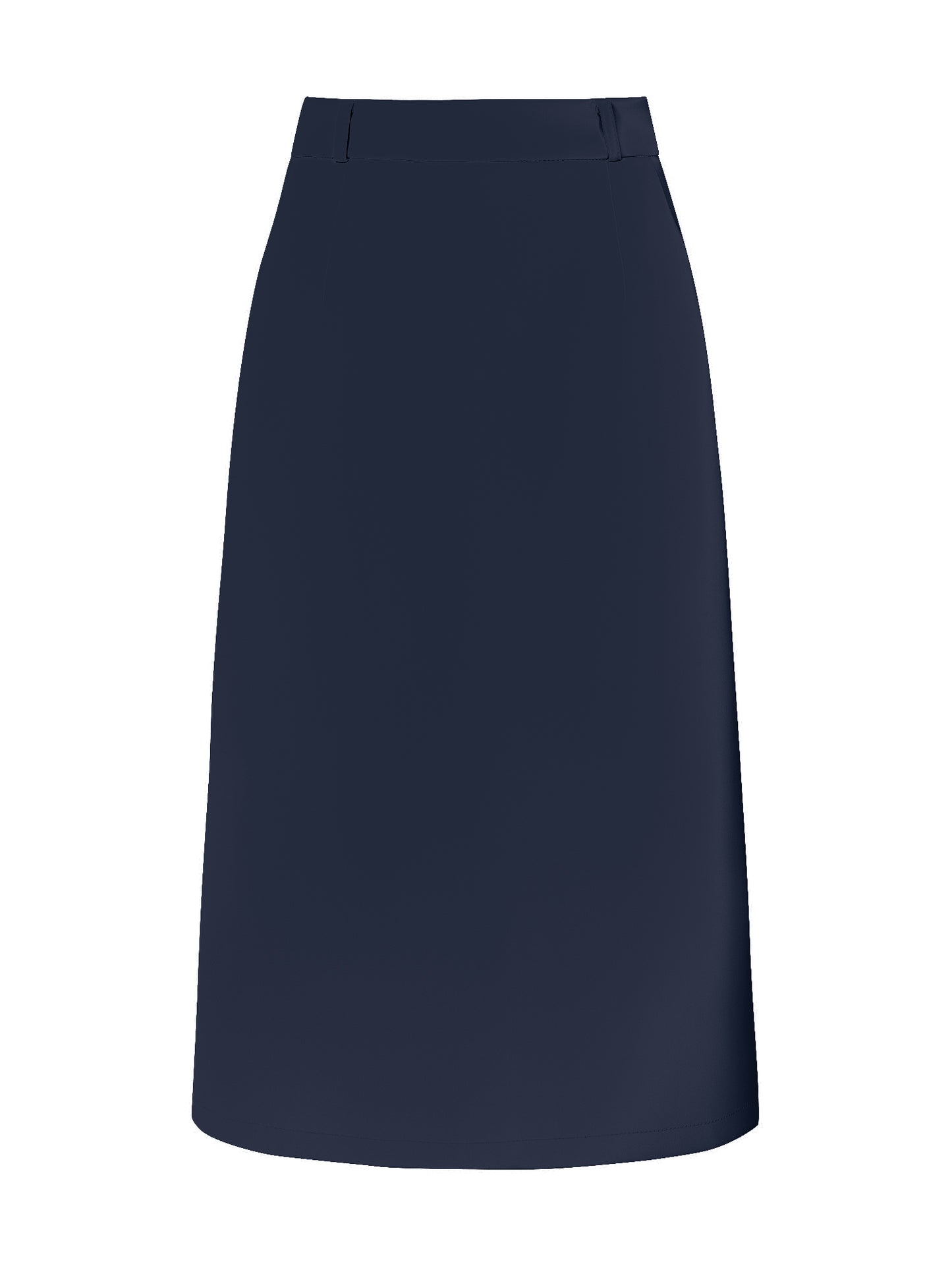 Falda tubo de mujer con cintura alta y espalda abierta para el trabajo