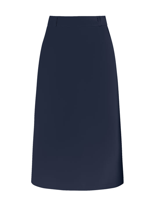 Women's Pencil Skirt High Waist Split Back Work Midi Skirts