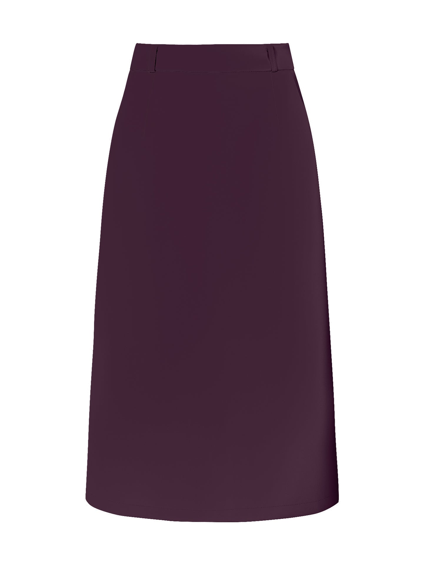 Women's Pencil Skirt High Waist Split Back Work Midi Skirts