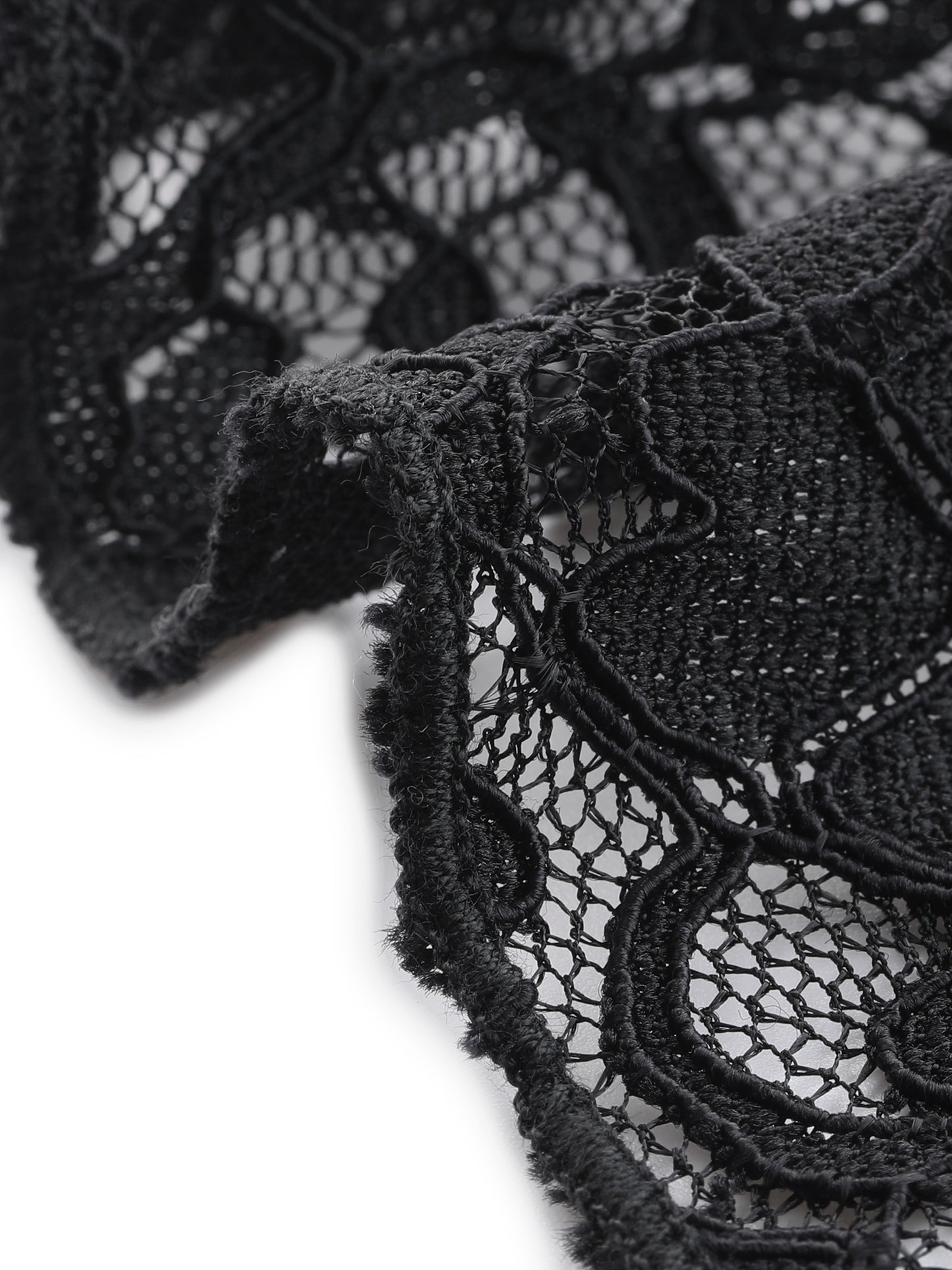 Women Plus Size Cardigans Open Front Long Sleeve Lightweight Sheer Crochet Lace Cover Up