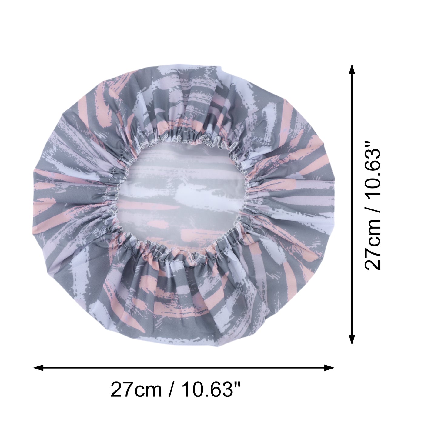 1 Pc Durable Shower Cap for Business Travel Blue Pink