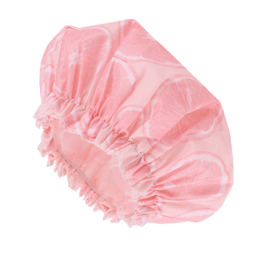 1 Pc Durable Shower Cap for Business Travel Pink