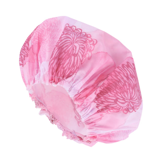 1 Pc Durable Shower Cap for Business Travel Red