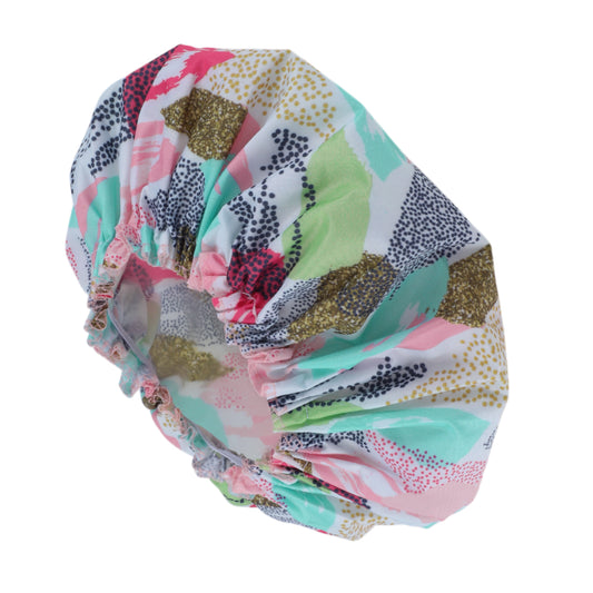 1 Pc Durable Shower Cap for Beauty Parlor Assorted Color