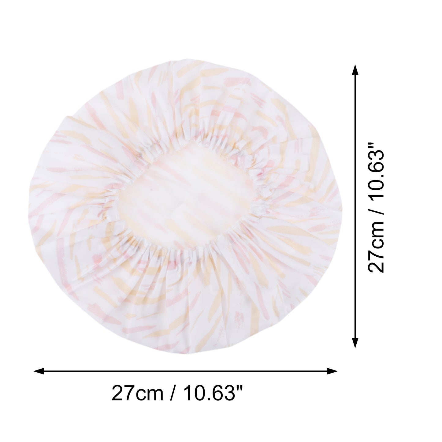 1 Pc Durable Shower Cap for Business Travel White