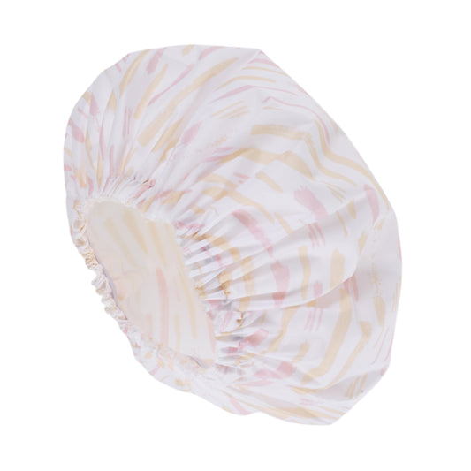 1 Pc Durable Shower Cap for Business Travel White