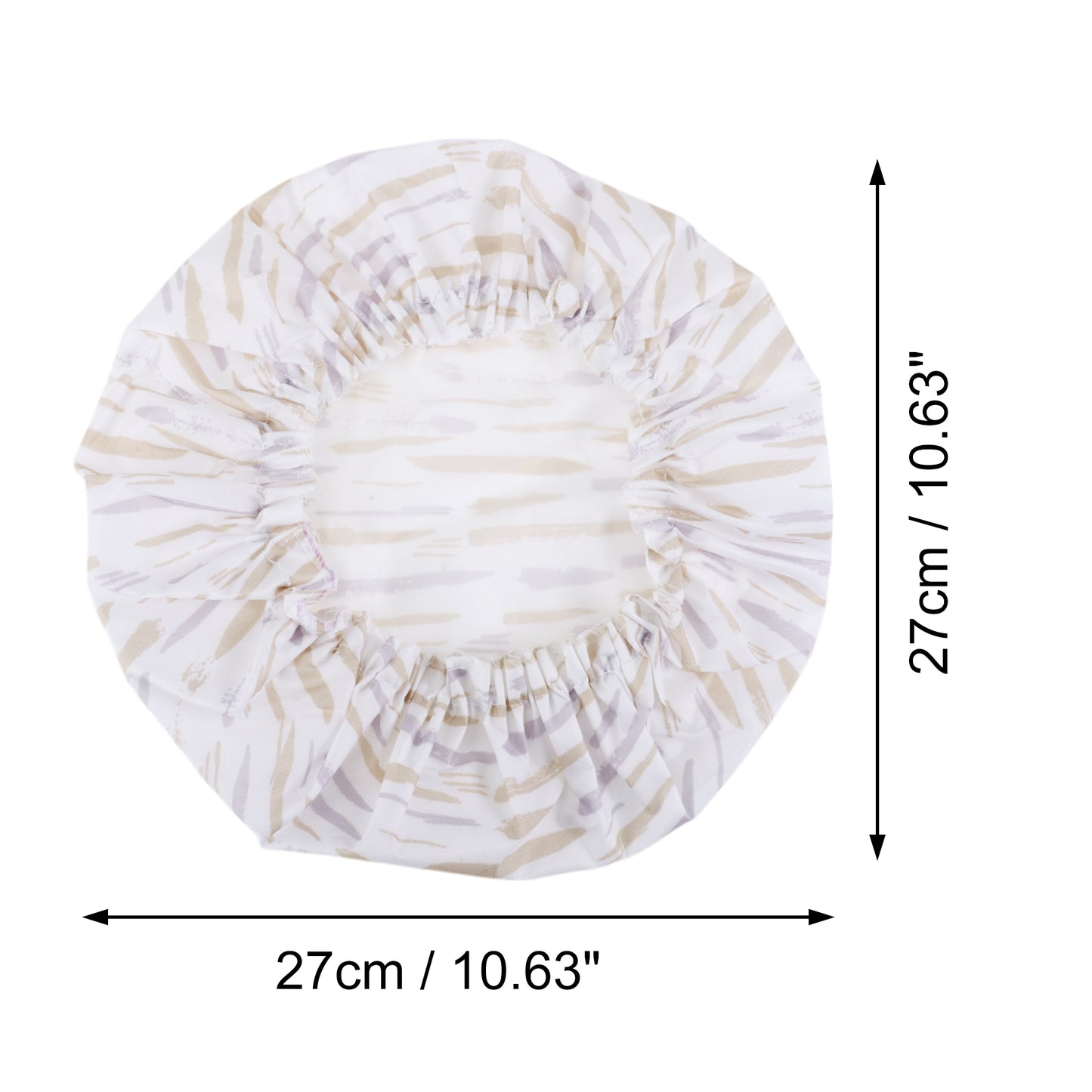1 Pc Durable Shower Cap for Beauty Parlor White