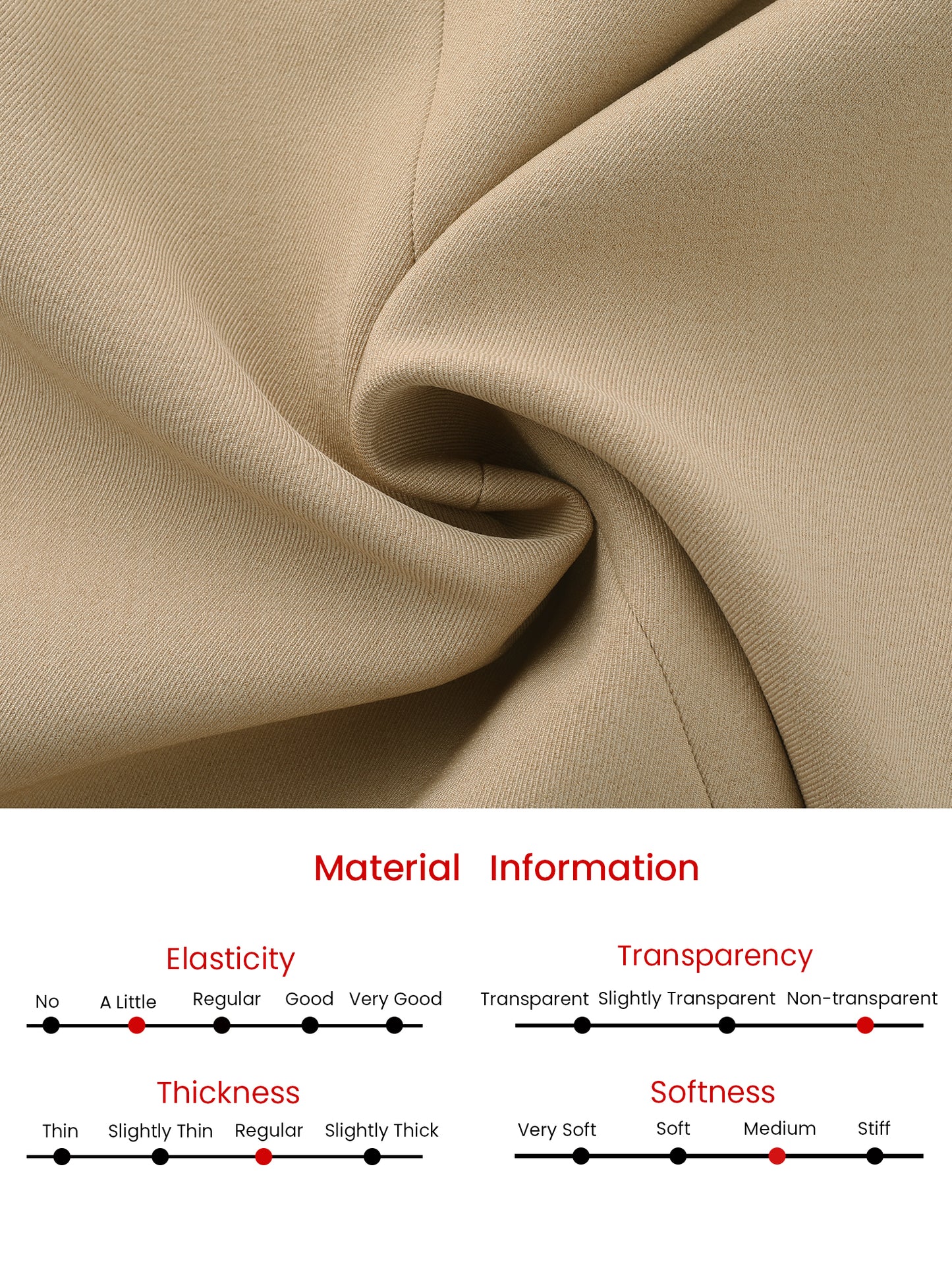 Women's Business High Waist Formal Work Knee Length Pencil Skirt