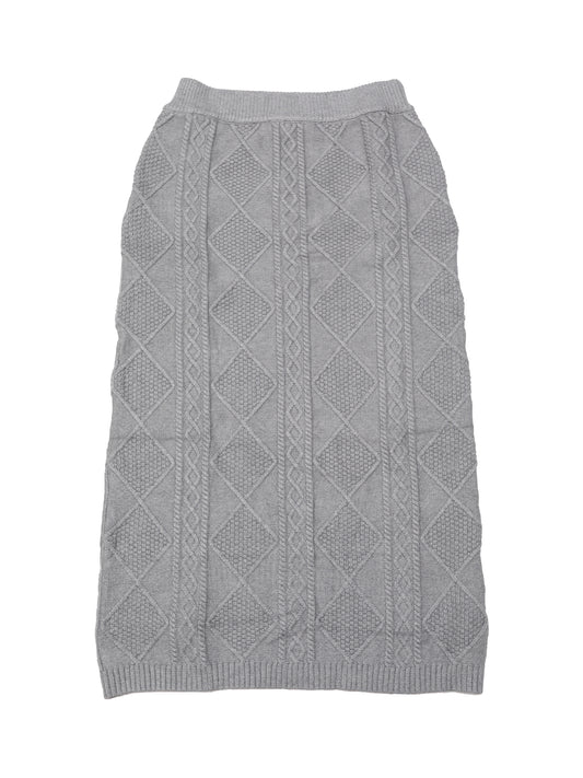 Women's Ribbed Knit Elastic High Waist Stretchy Pencil Sweater Midi Skirt